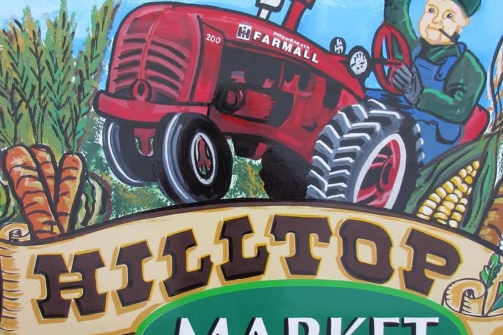 Fresh baked goods and local market produce